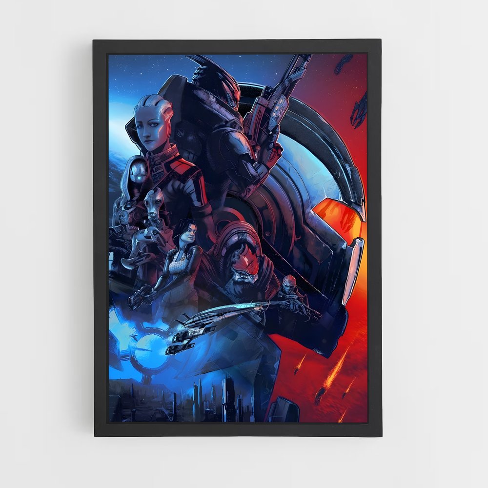 Poster Star Wars: A New Dawn – affiche Mass effect (vue 2)